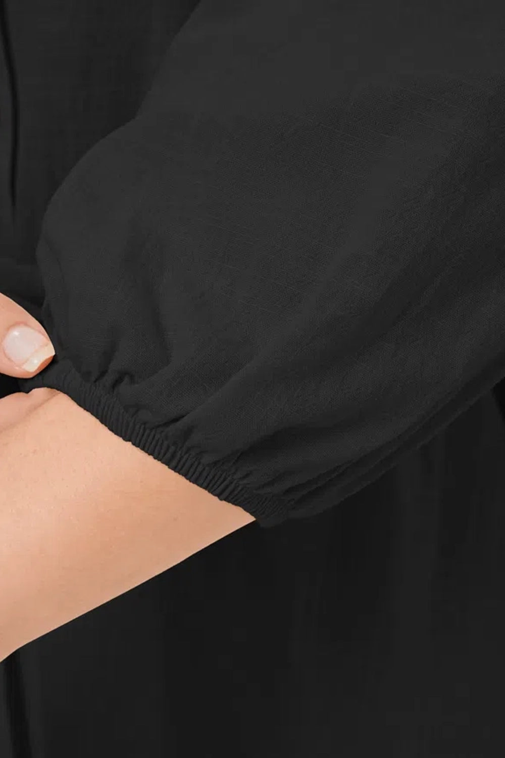 Charmeuse Black Dress