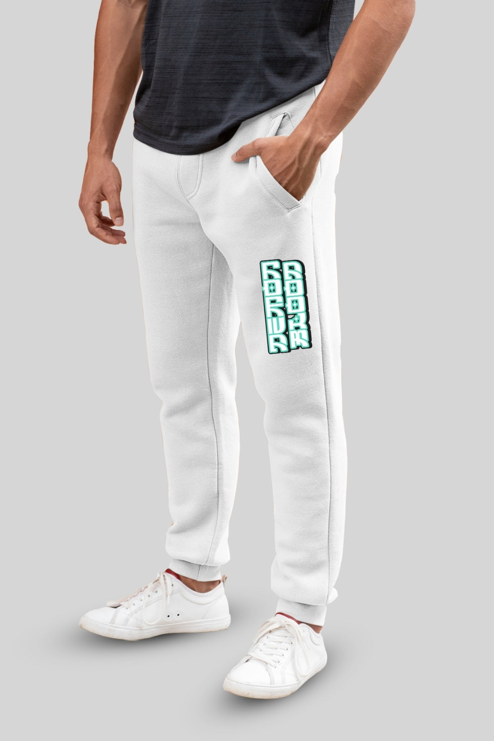 Demon Blood White Jogger