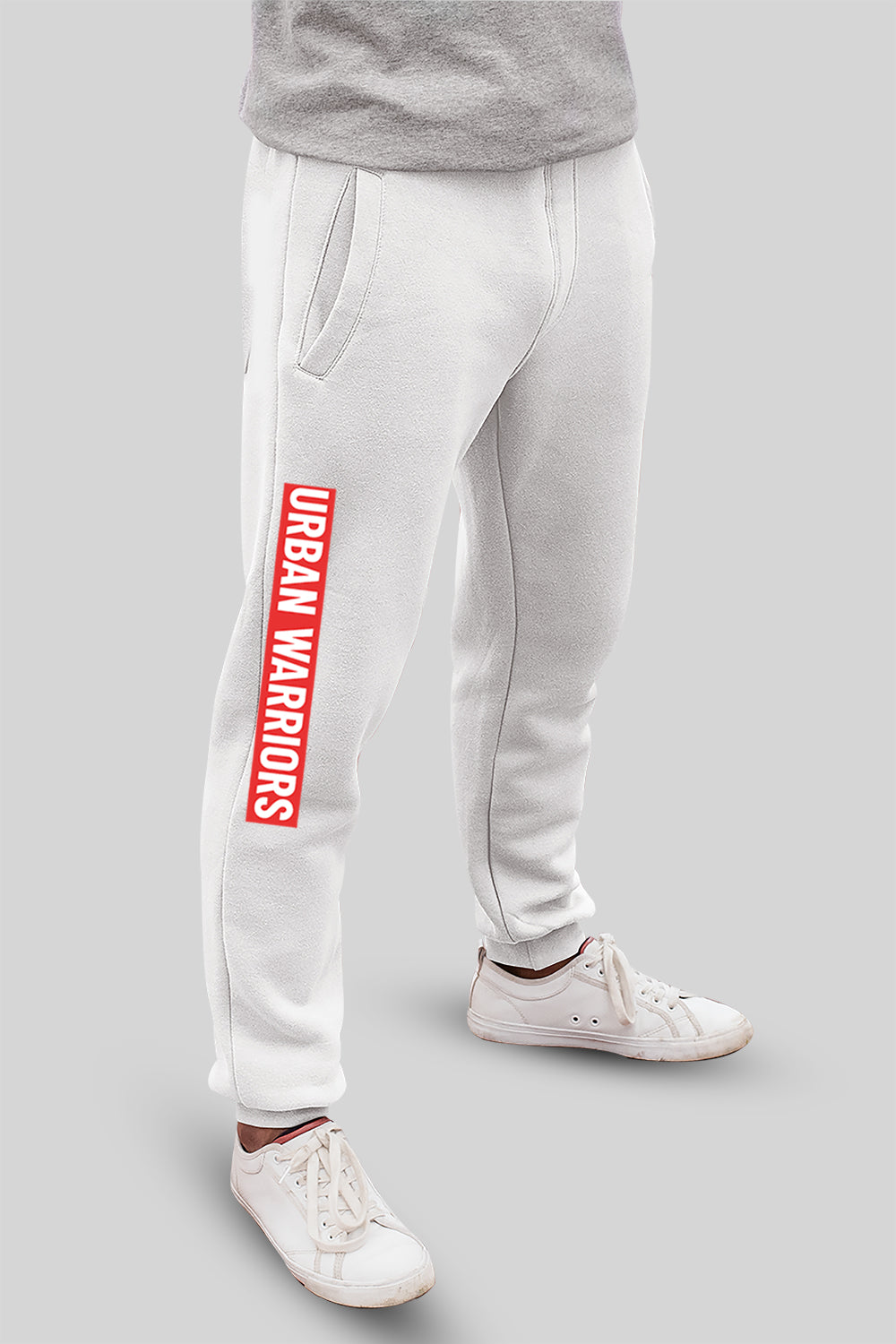 Urban Warriors White Jogger