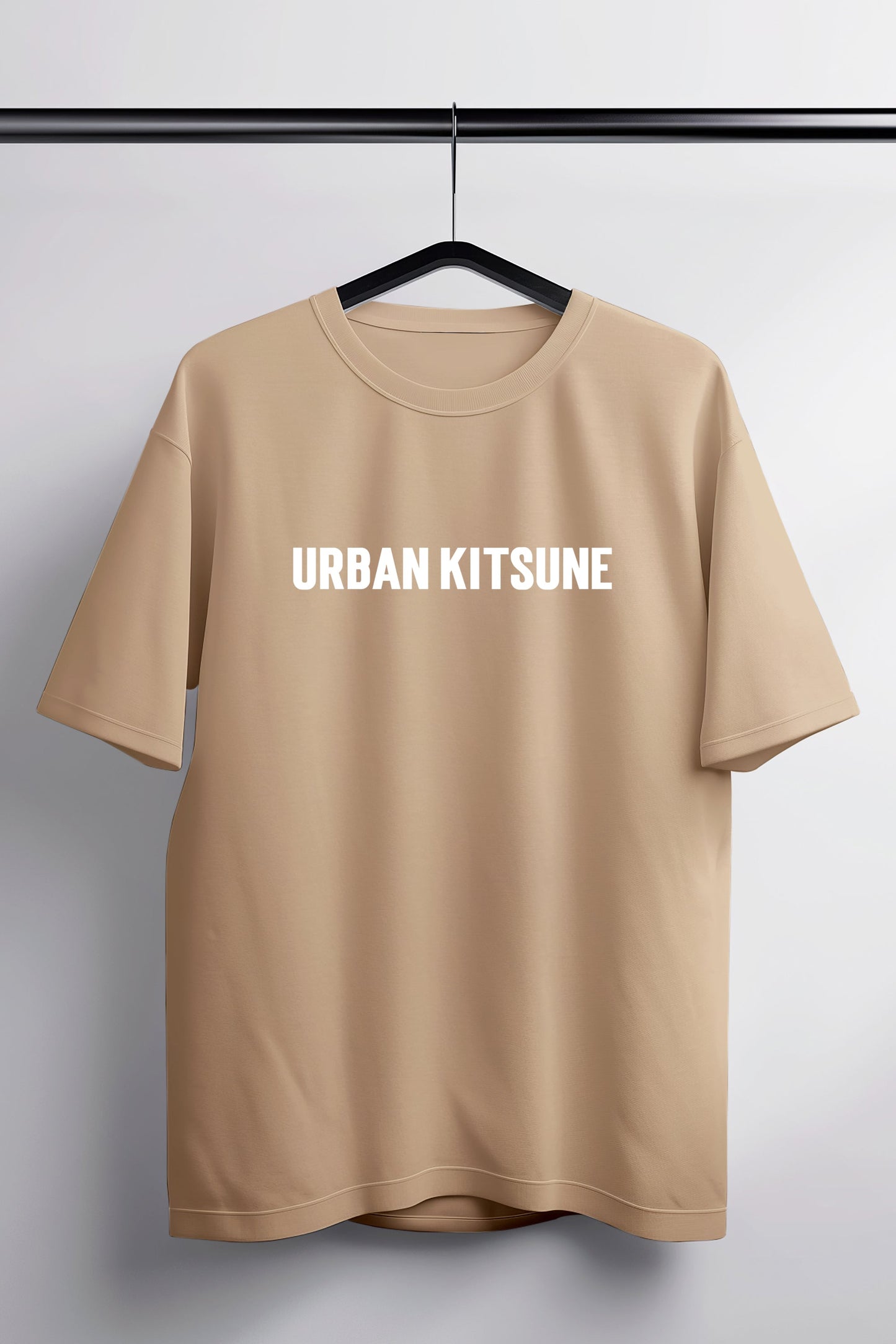Urban Kitsune Peach Oversized Tee