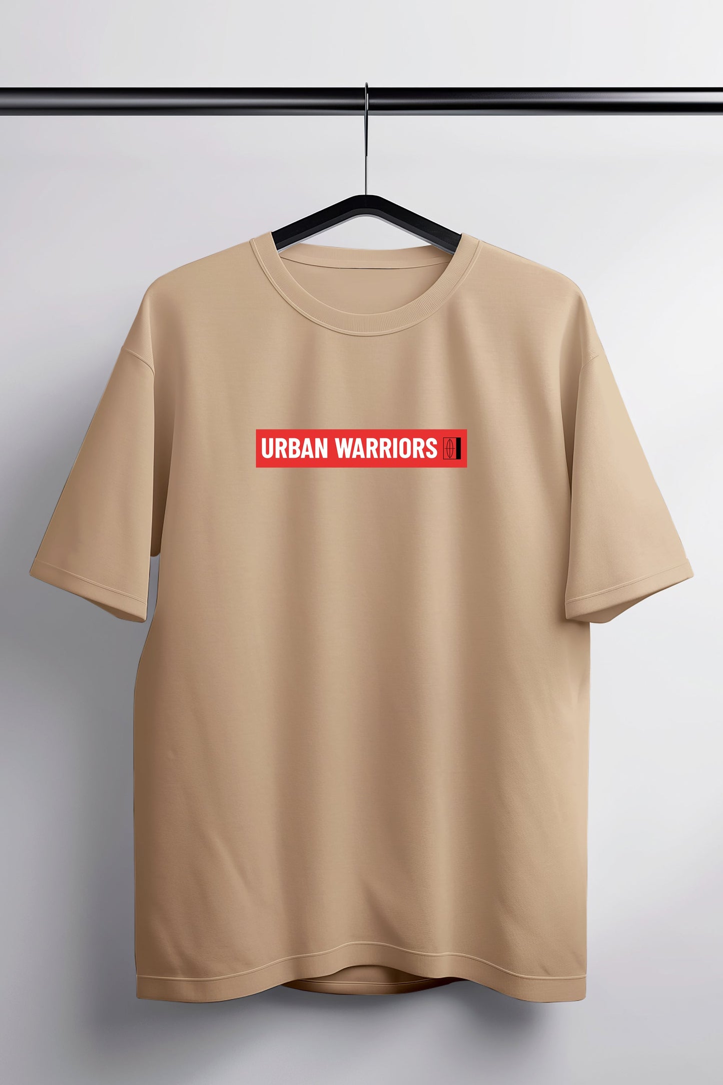 Urban Warriors Peach Oversized Tee