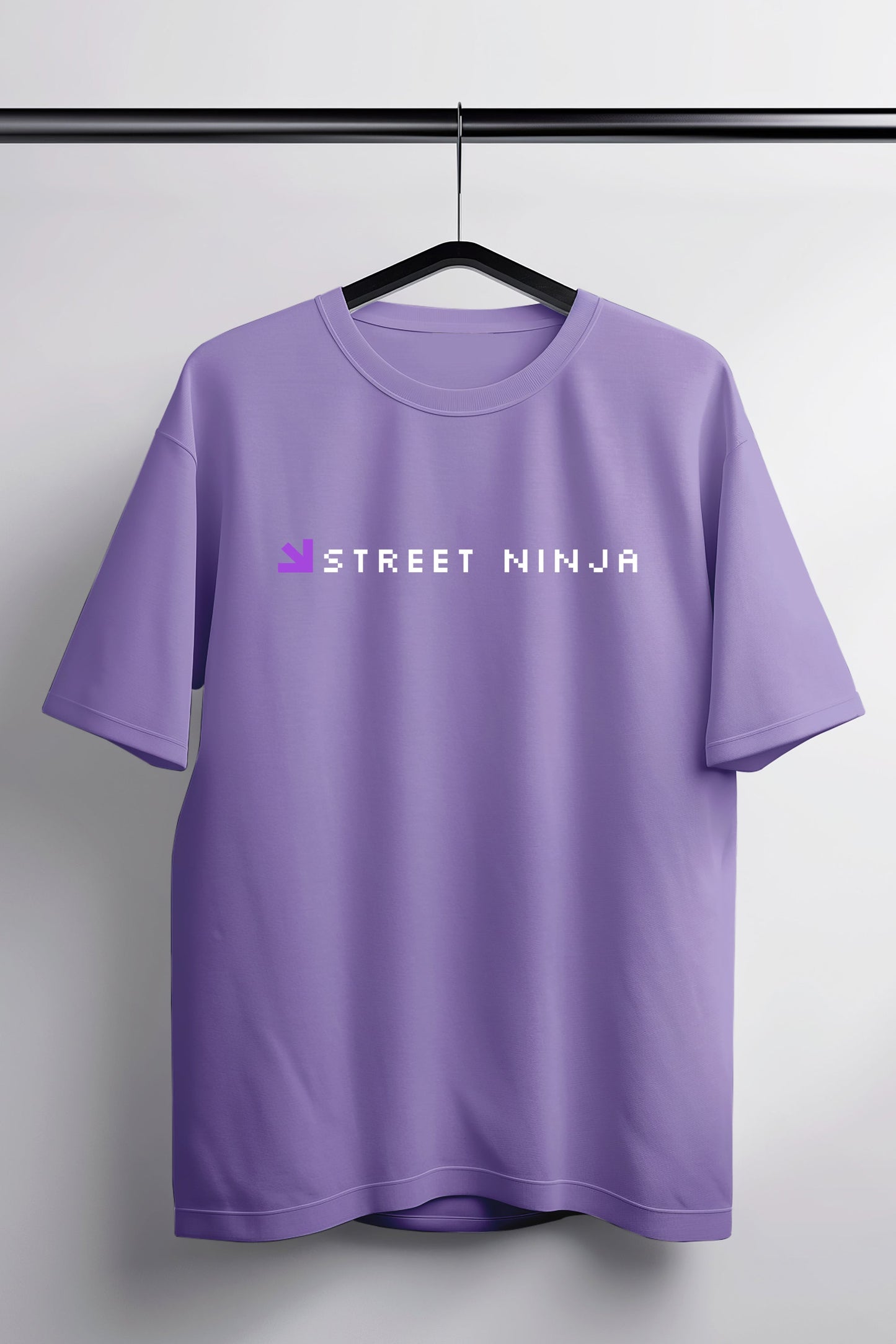 Street Ninja Lavender Oversized Tee