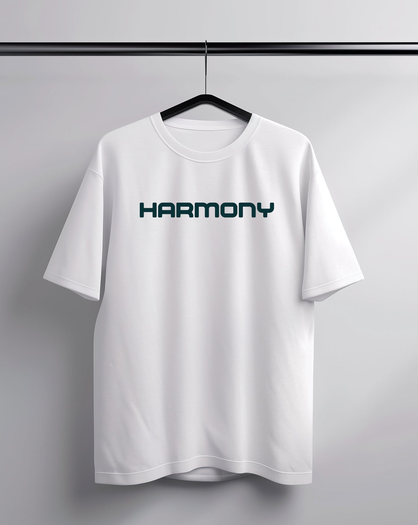 Harmony White Oversized Tee