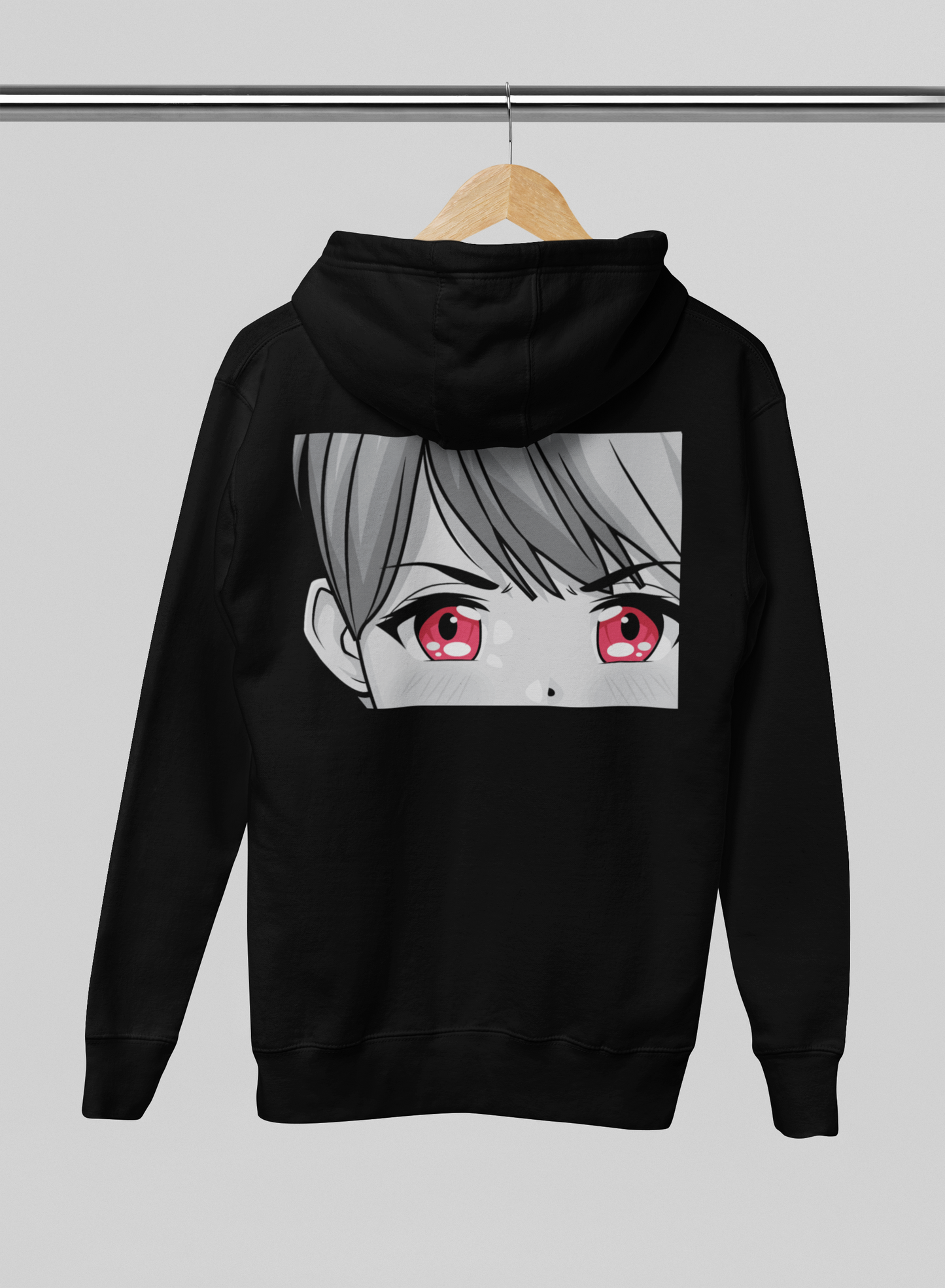 Red Eye Black Hoodie