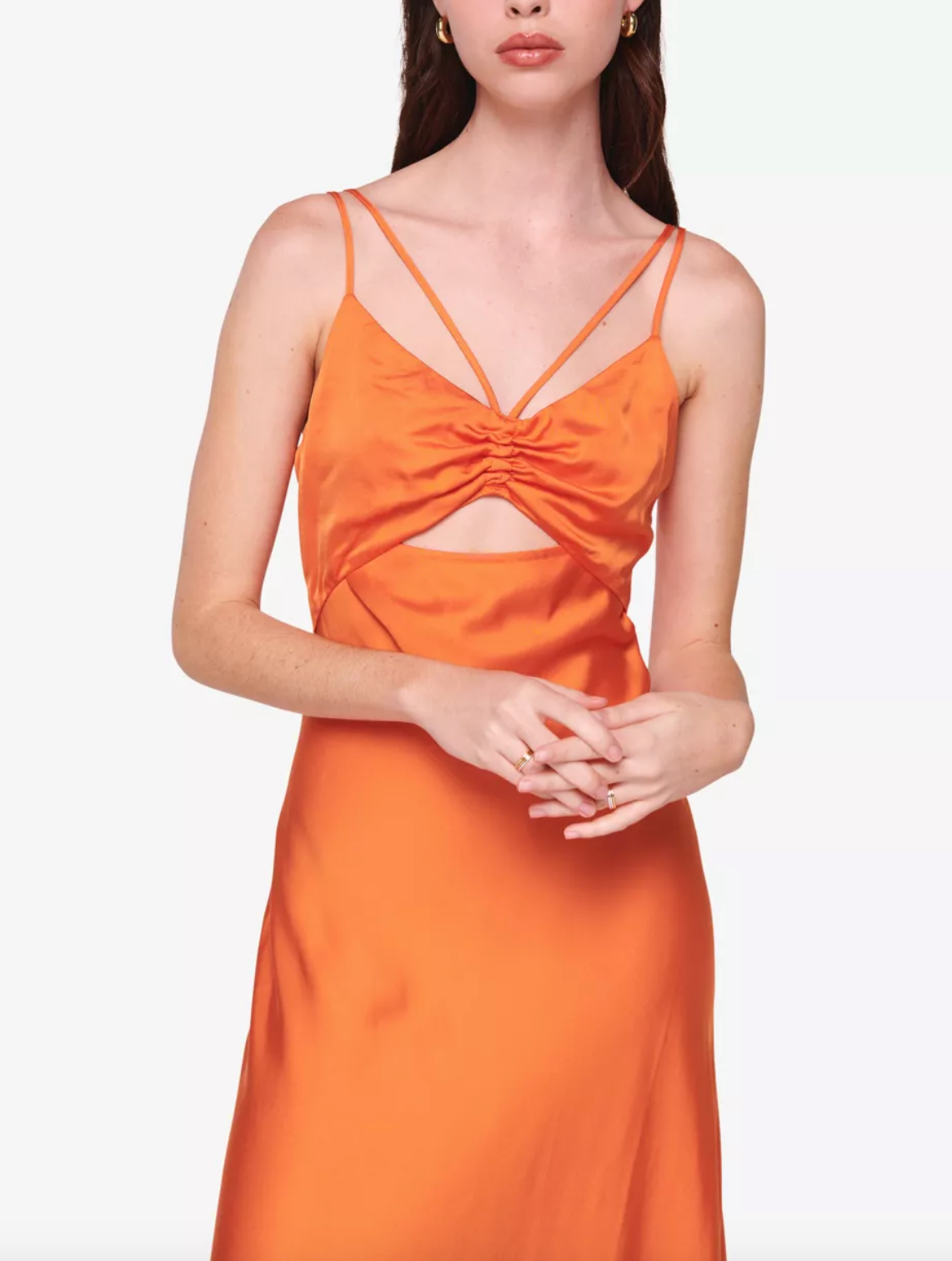Descent Orange Dress