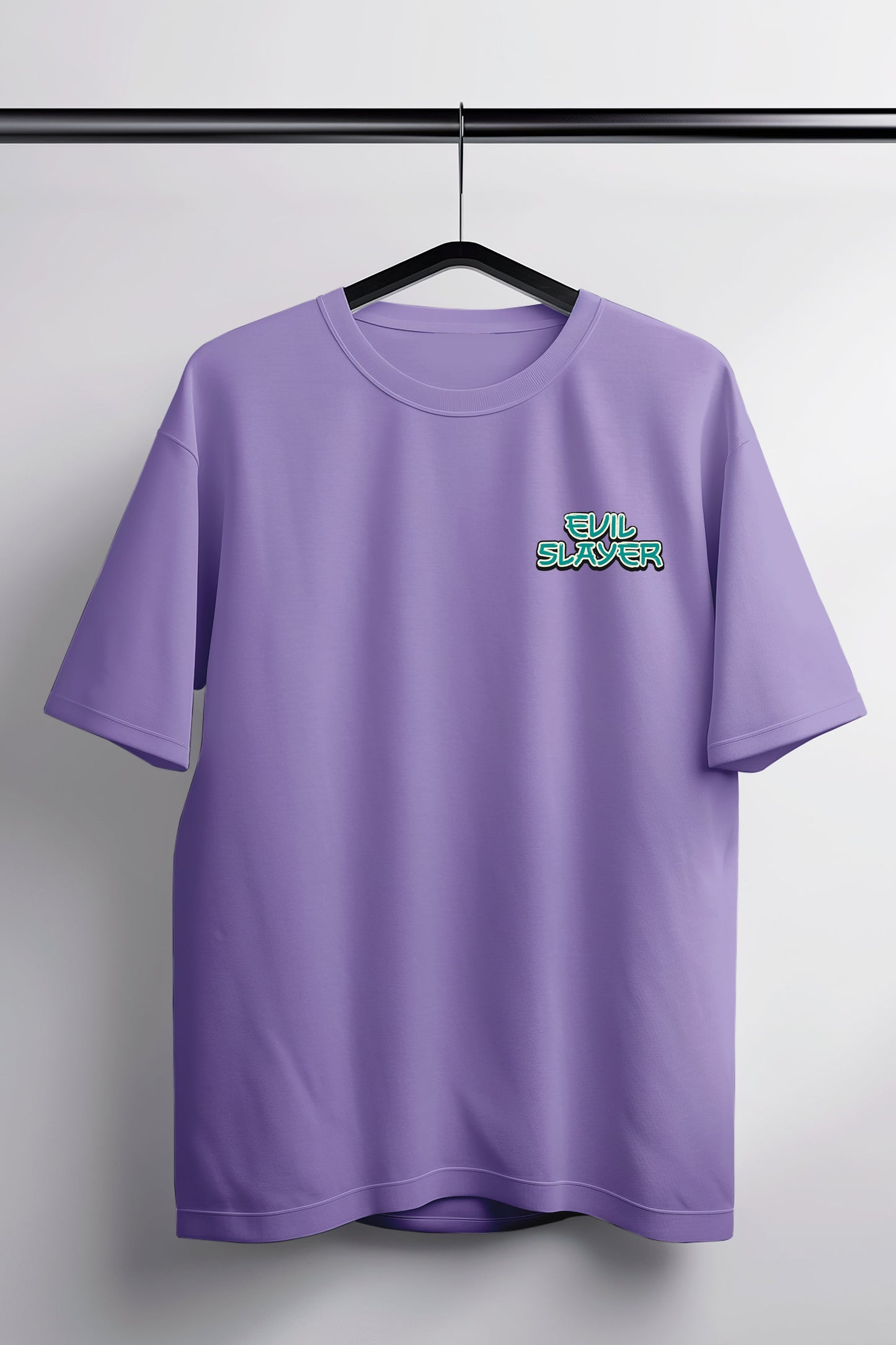 Evil Slayer Lavender Oversized Tee