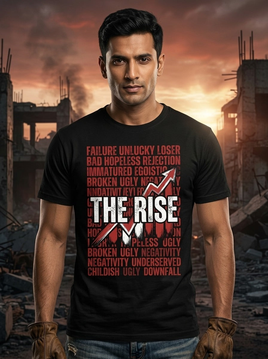 The Rise Black Tee
