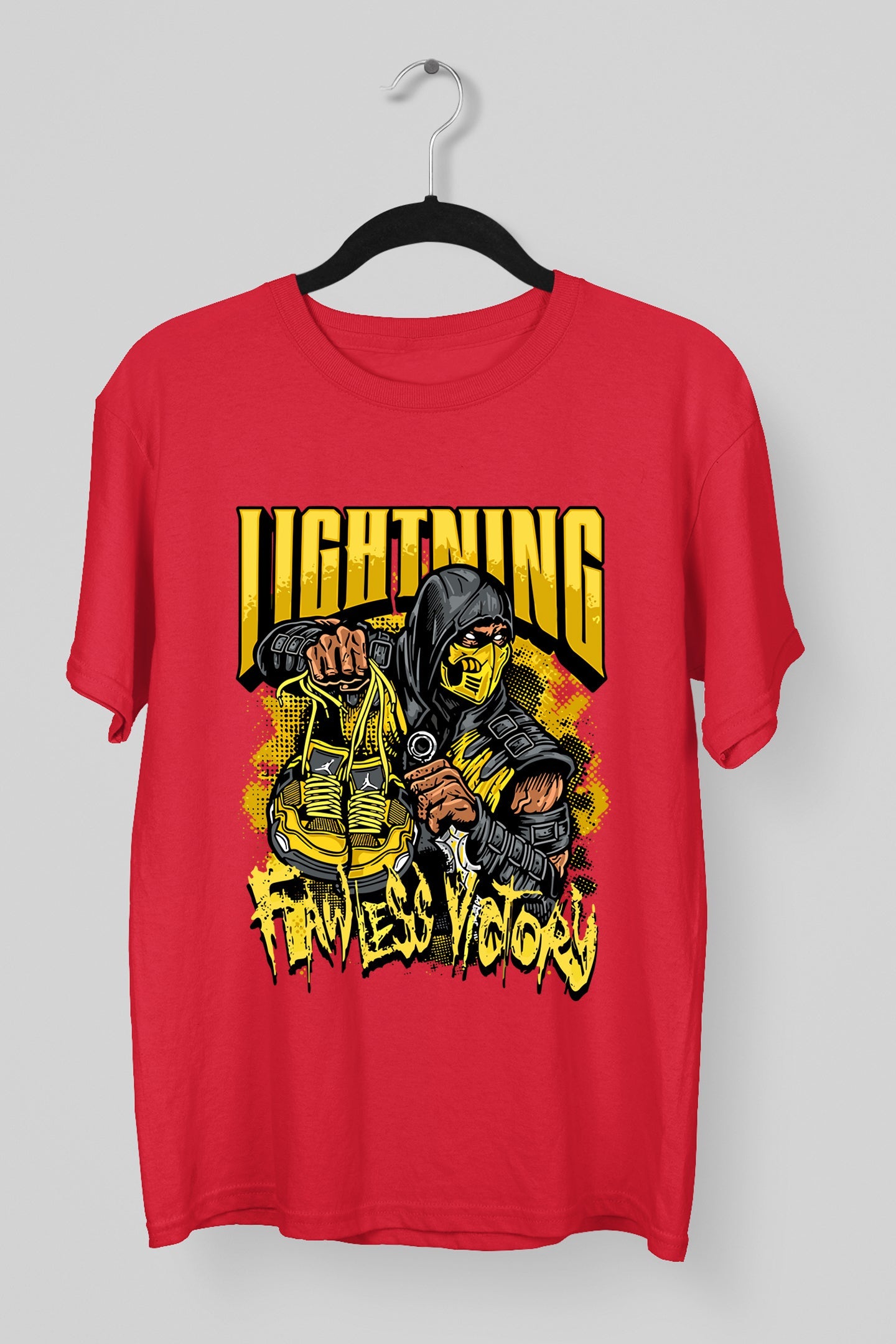 Lightning Red Tee