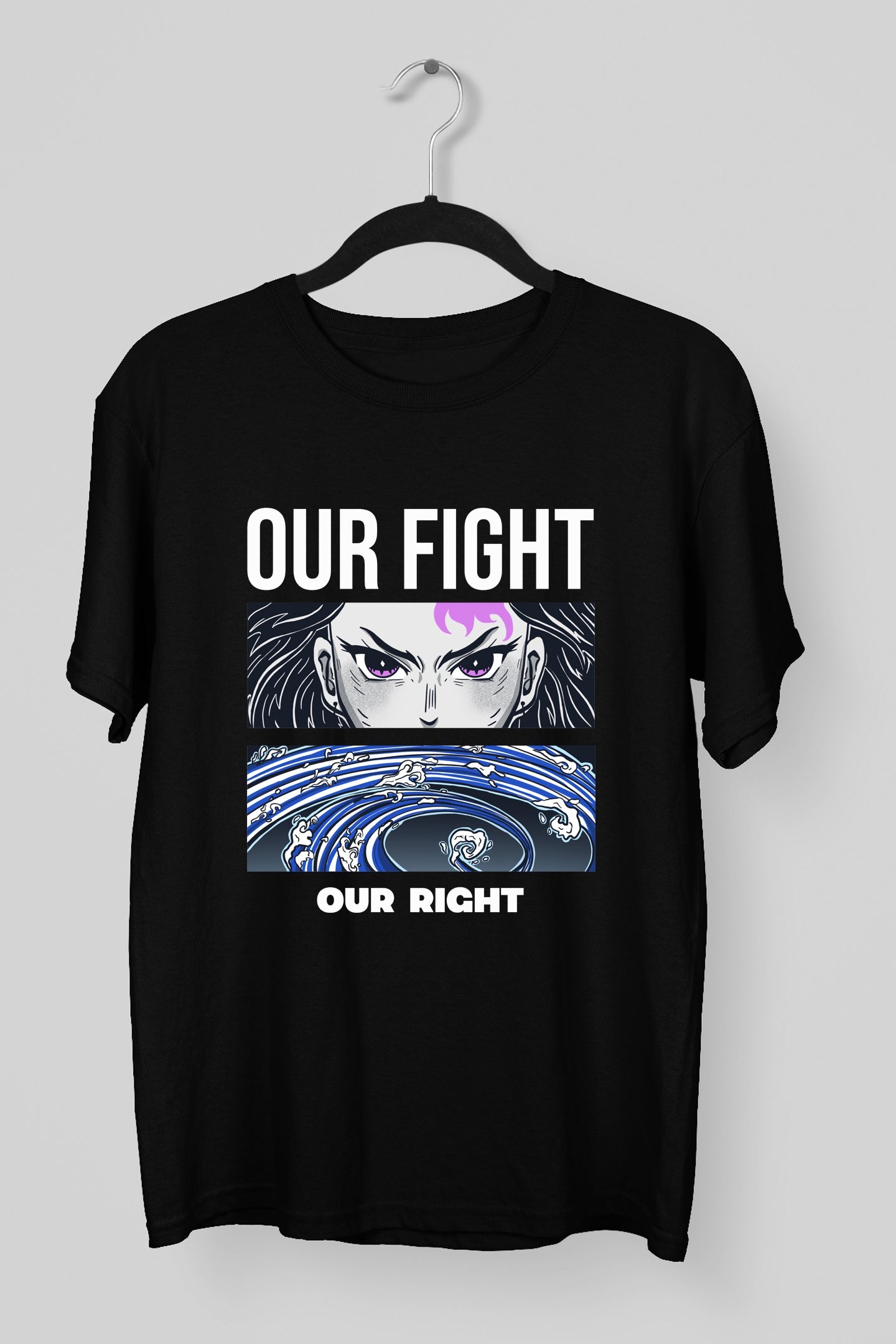 Our Fight Black Tee