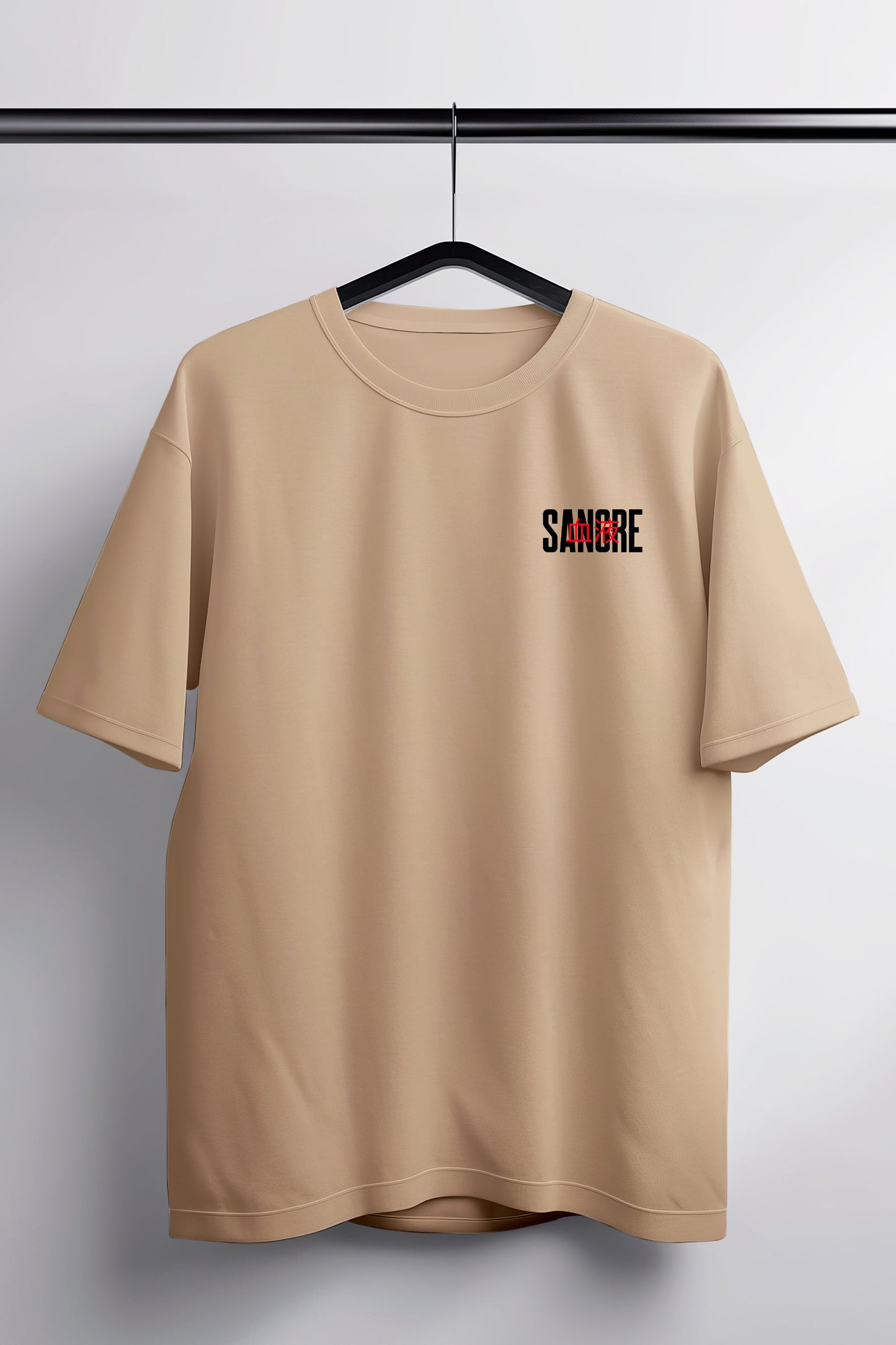 Sangre Peach Oversized Tee