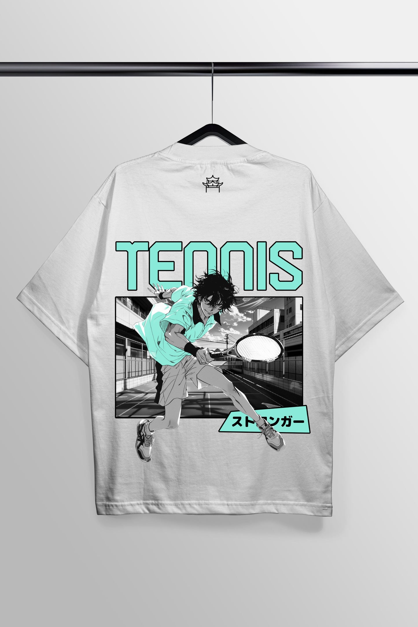 Tennis White Oversized Tee