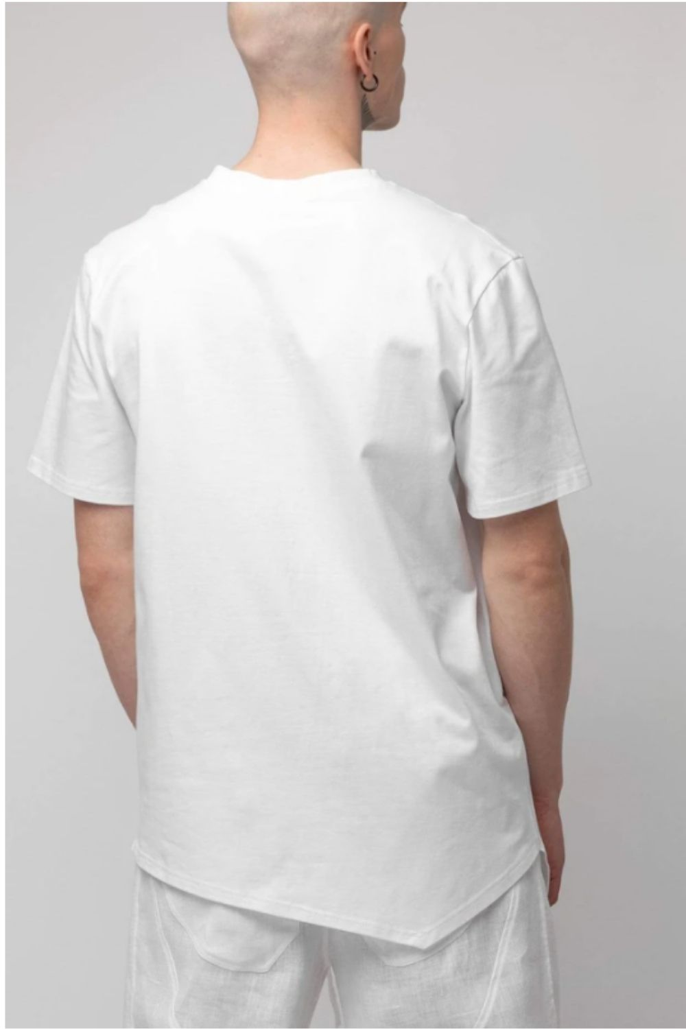 Asymmetric T-shirt White