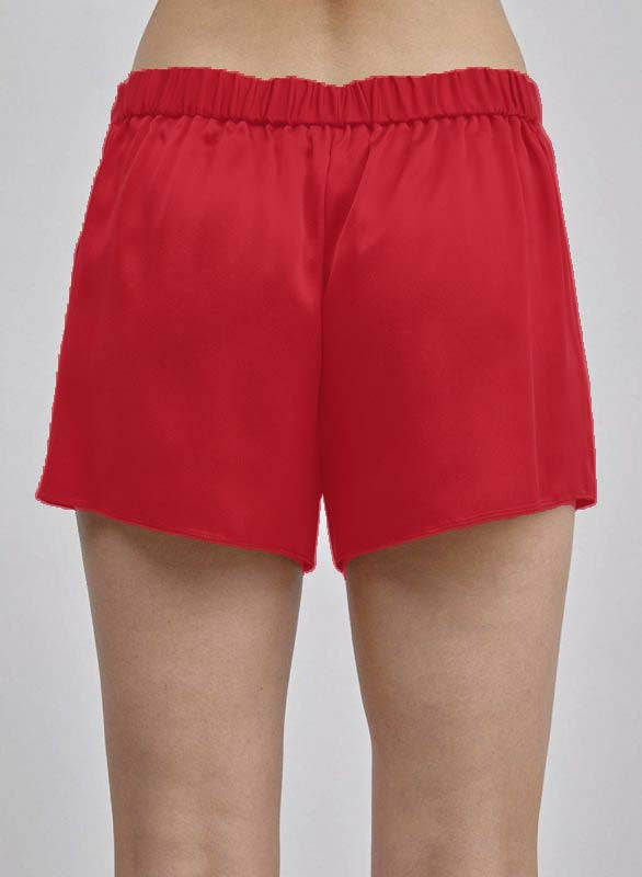 Belted Woven Shorts