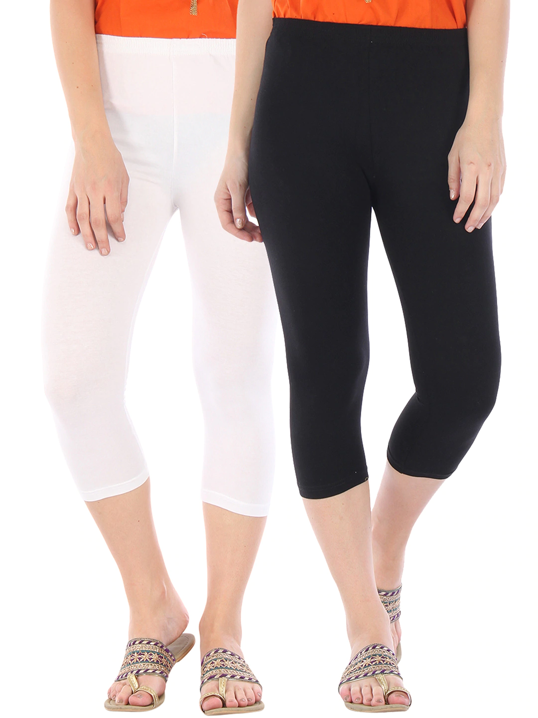Pack of 2 3/4th Leggings – Styched Fashion