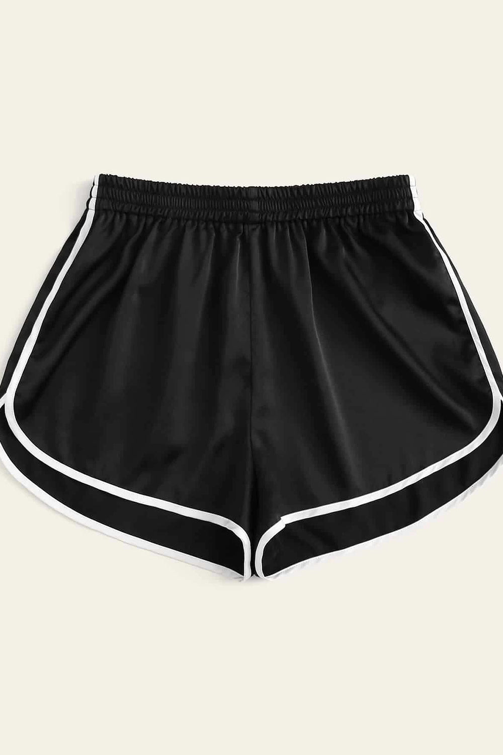 Side Slit Track Shorts Black – Styched Fashion