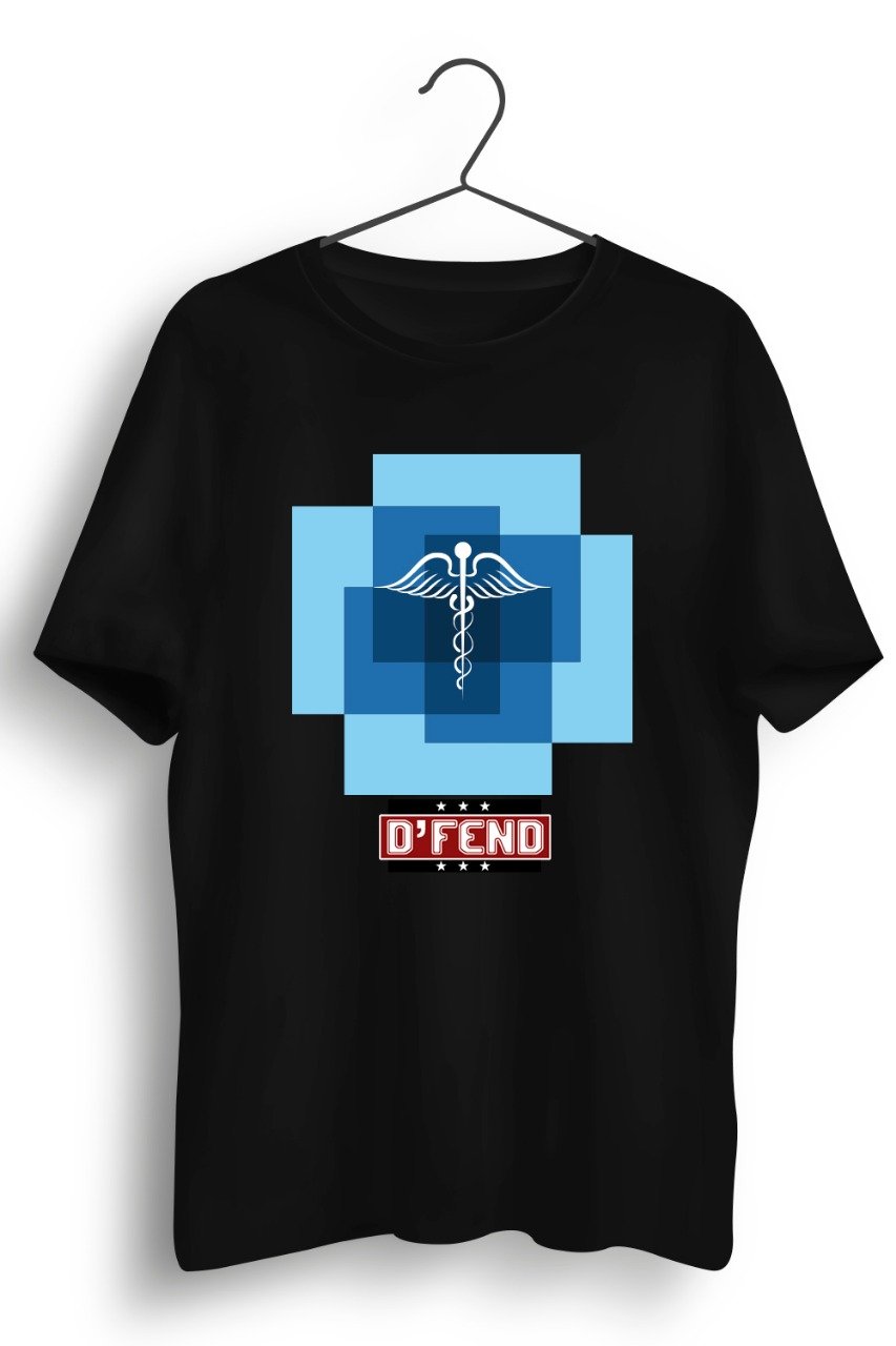 DFend - Tribute To Doctors Black Tshirt