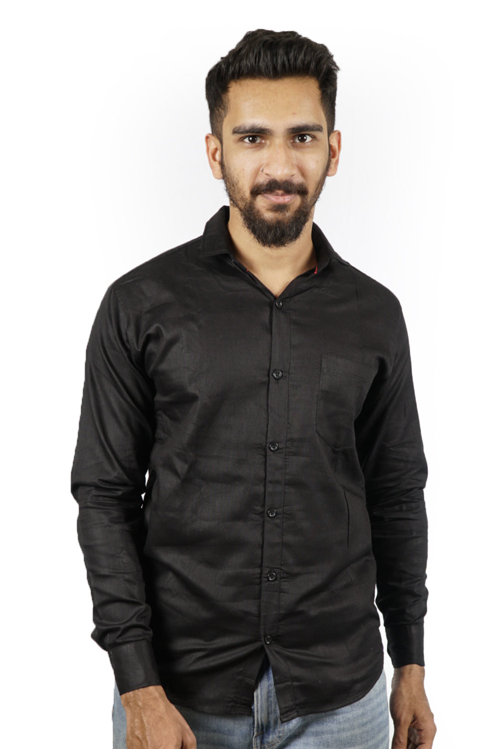 Classic Black Slim Fit Shirt