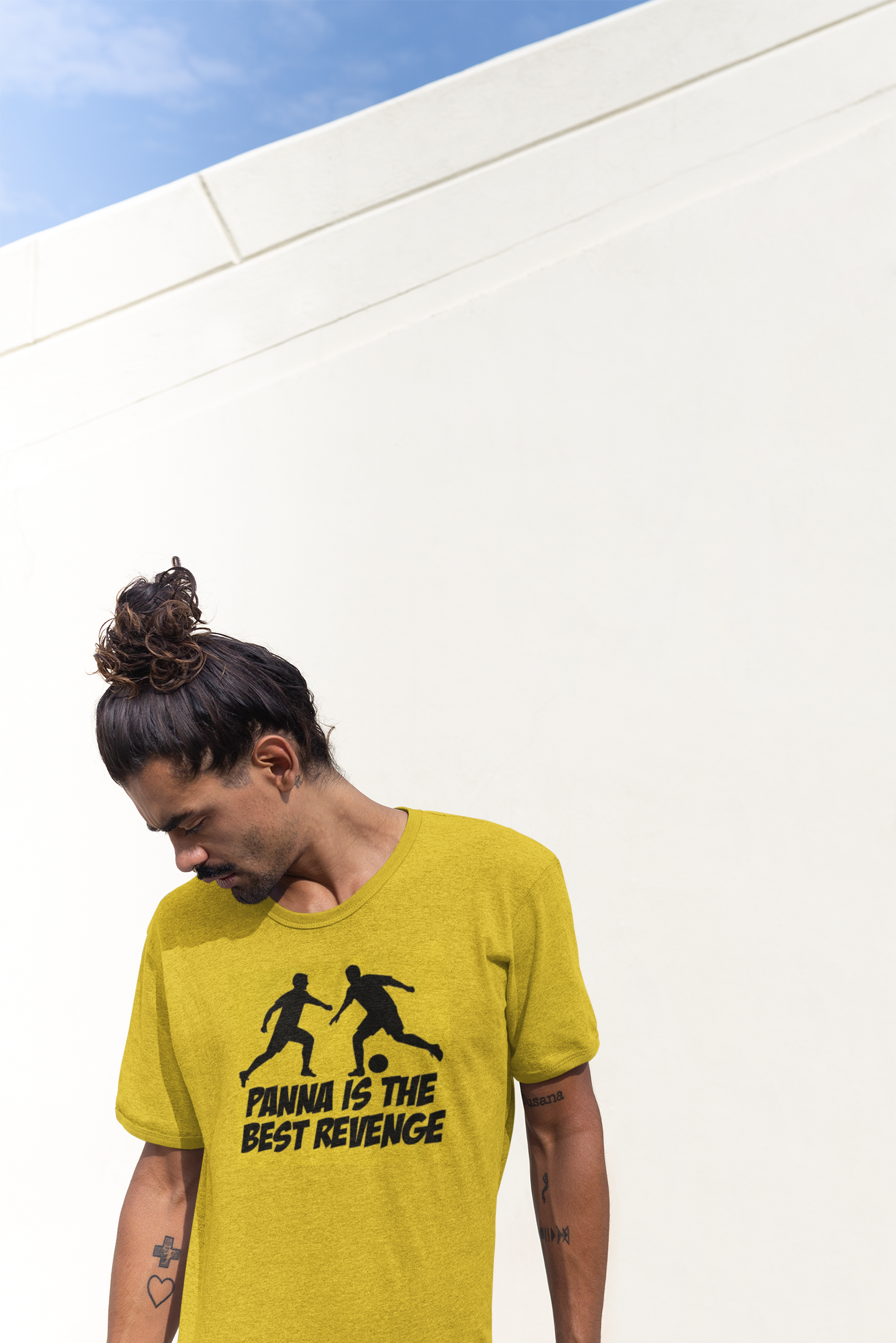 Panna is the Best Revenge Yellow Graphic Tshirt