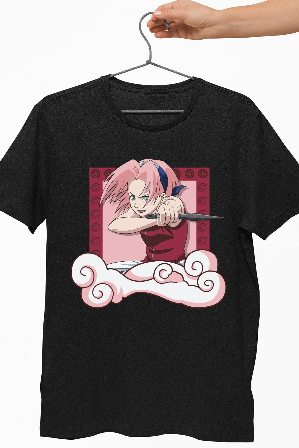 Sakura Black Tshirt