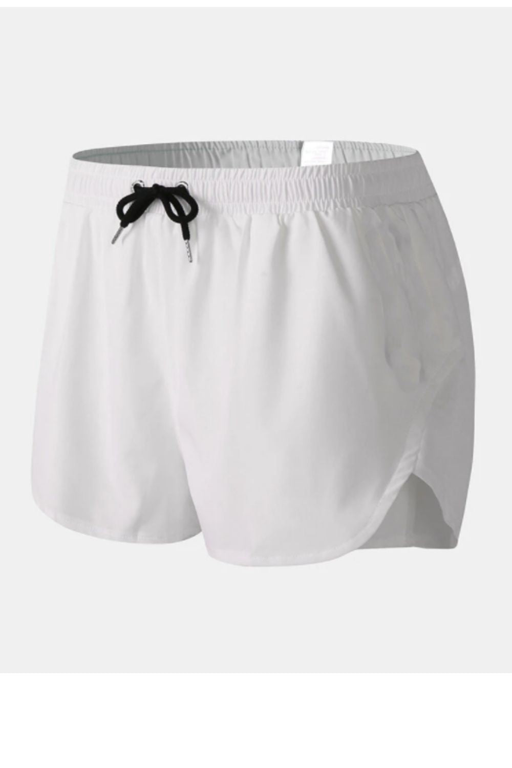 Side Cut Shorts White
