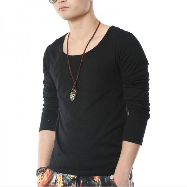 Solid Long Sleeve T-shirt