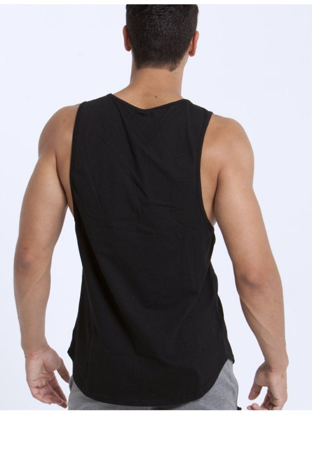 Straight Cut Tshirt Black