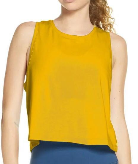 Classic Yellow Sleeveless Top