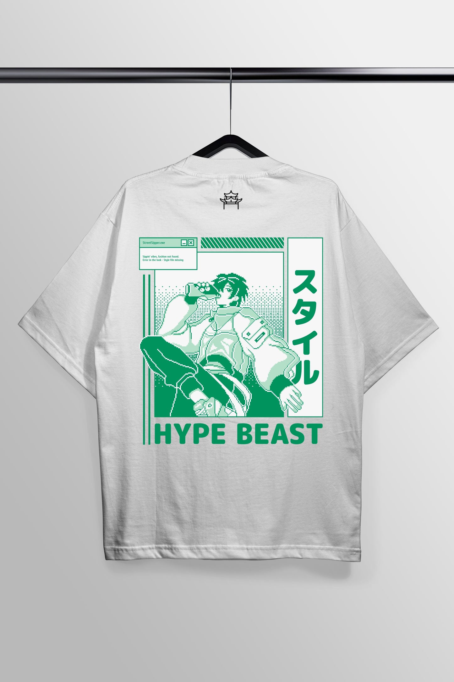Hype Beast White Oversized Tee