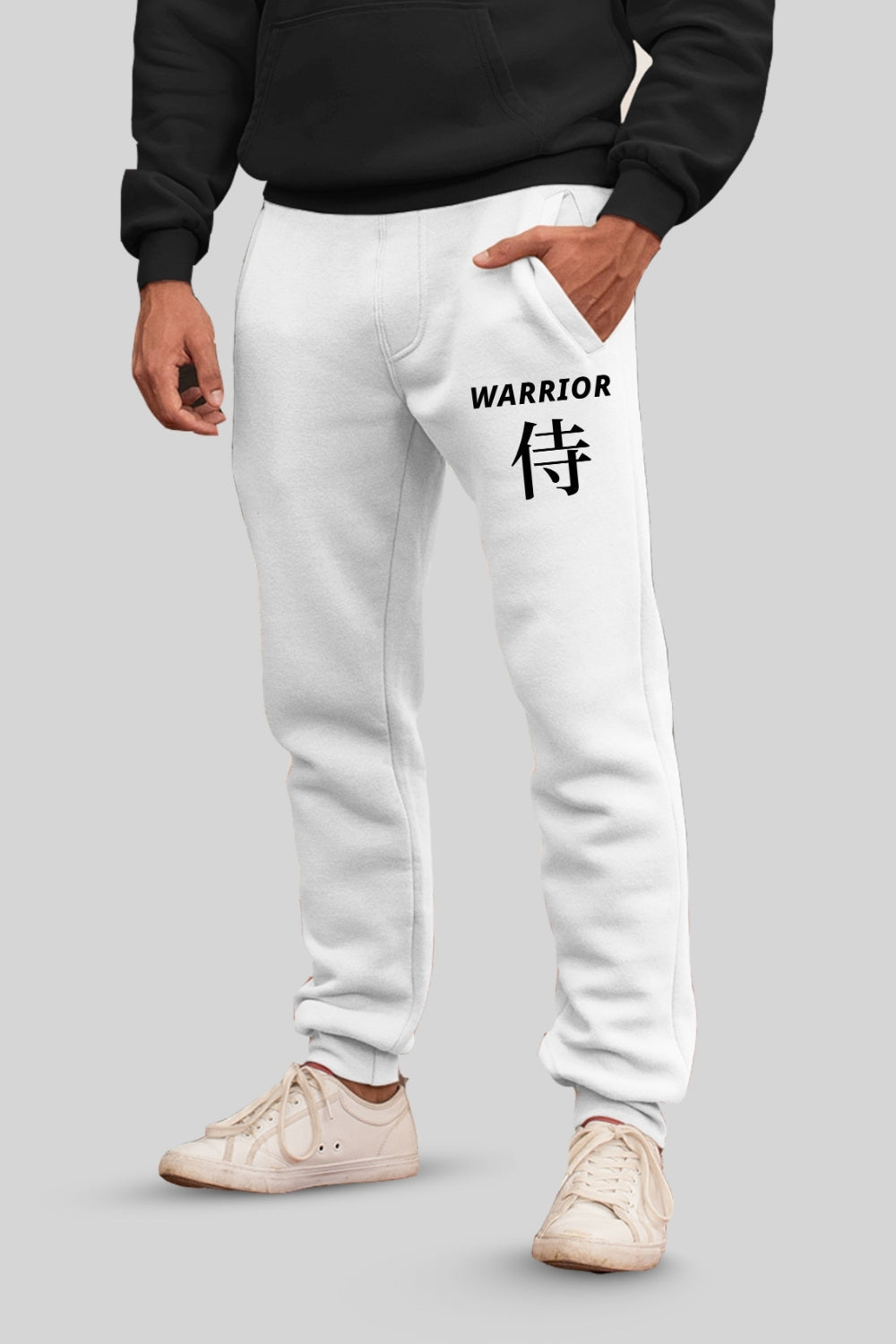 Warrior White Jogger