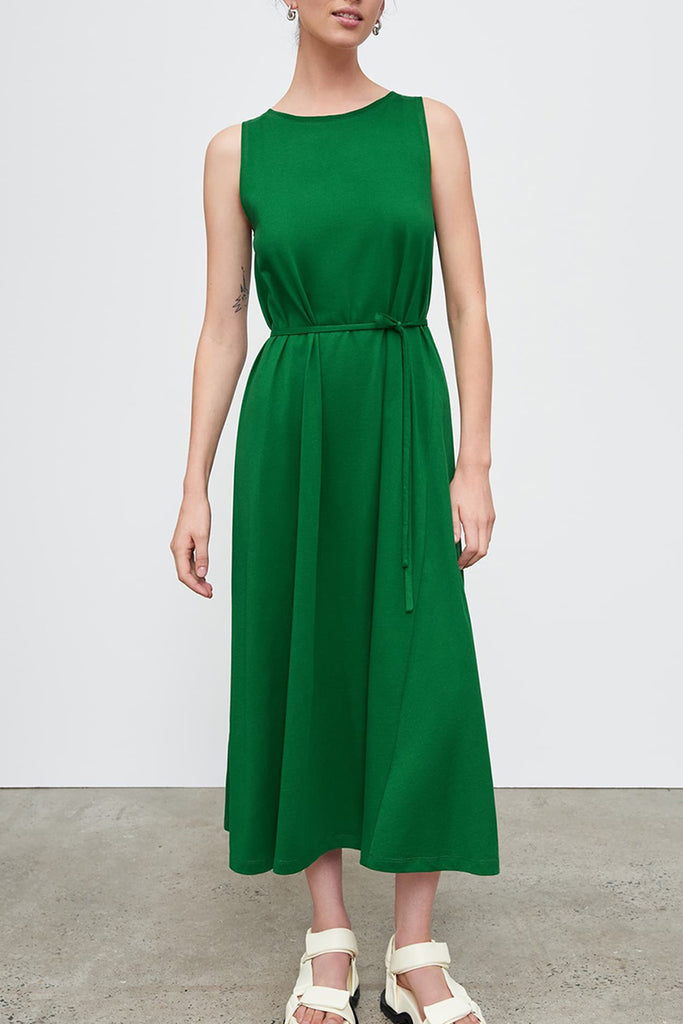 Gilded Glamour Green Dress