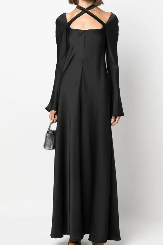 Celestial Black Dress