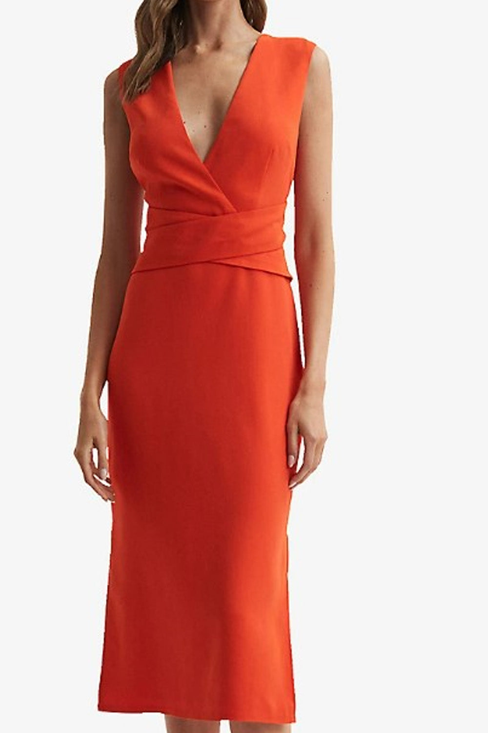 Labyrinth Orange Dress