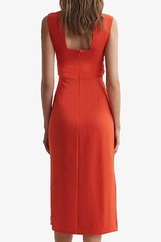 Labyrinth Orange Dress