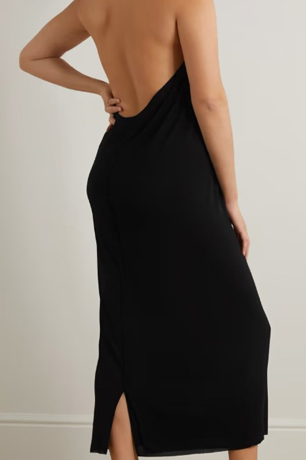 Azure Black Dress