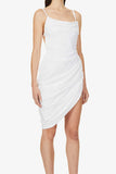 Fantasy Drape White Dress