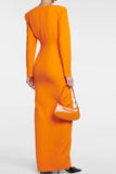 Andong Orange Dress