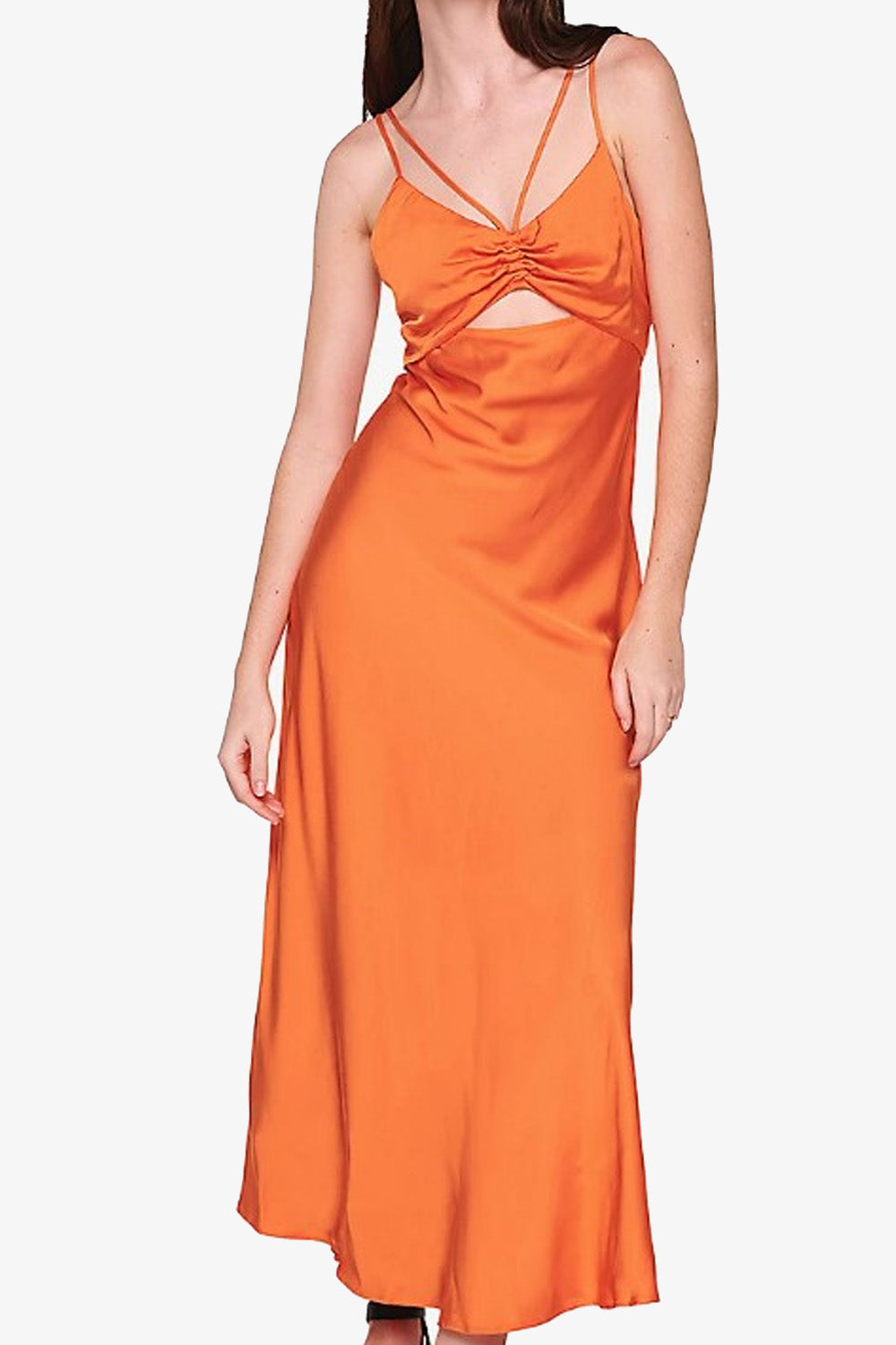 Incandescent Orange Dress
