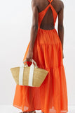 Brampton Orange Dress
