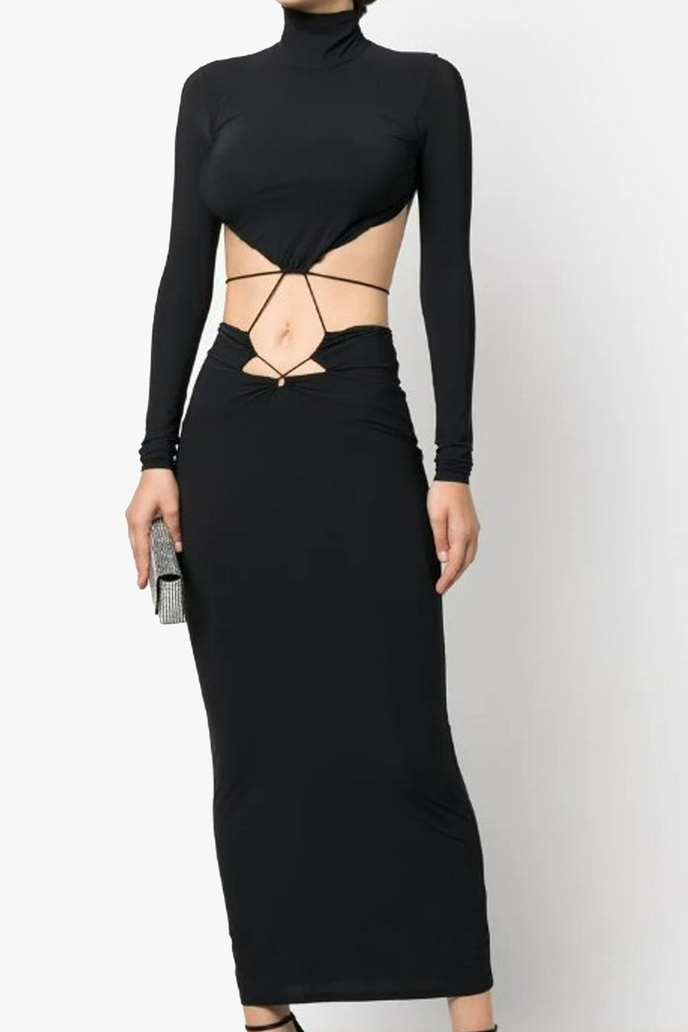Zinnia Black Dress