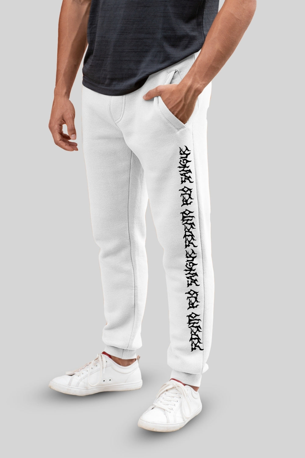 Anime Adventure White Jogger