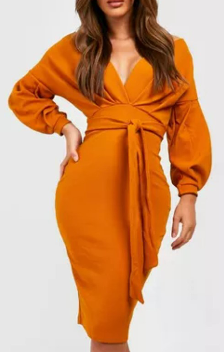 Unconventional Orange Dress
