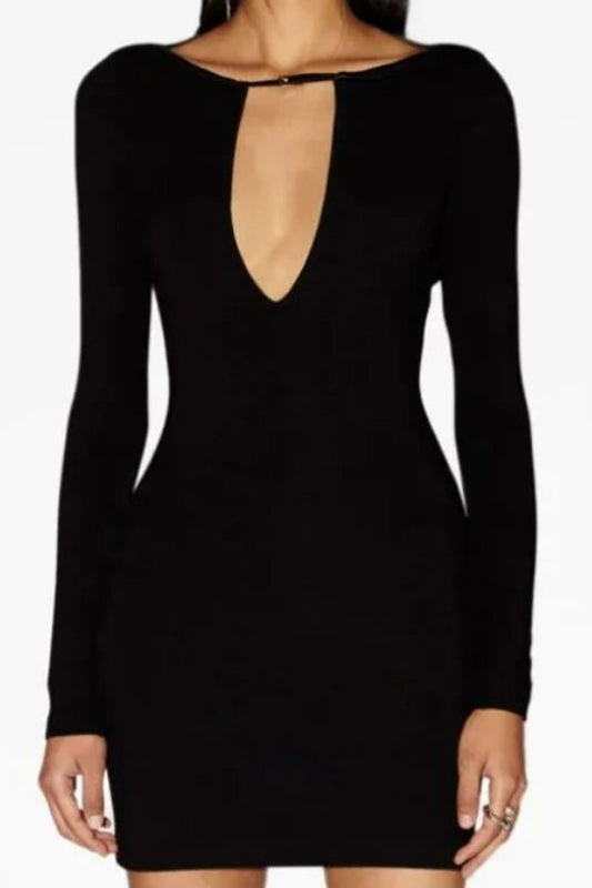 Hyacinth Black Dress