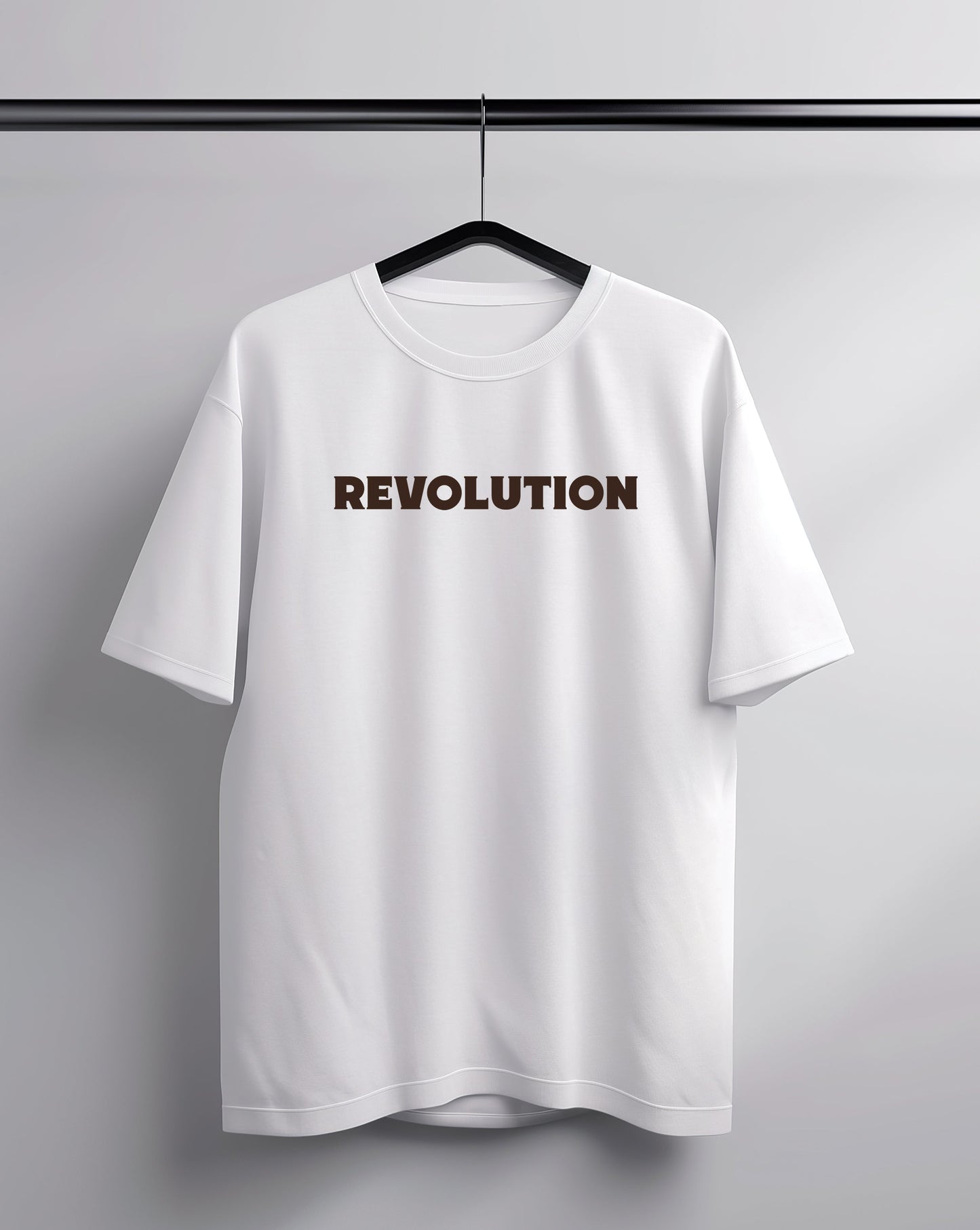 Revolution White Oversized Tee