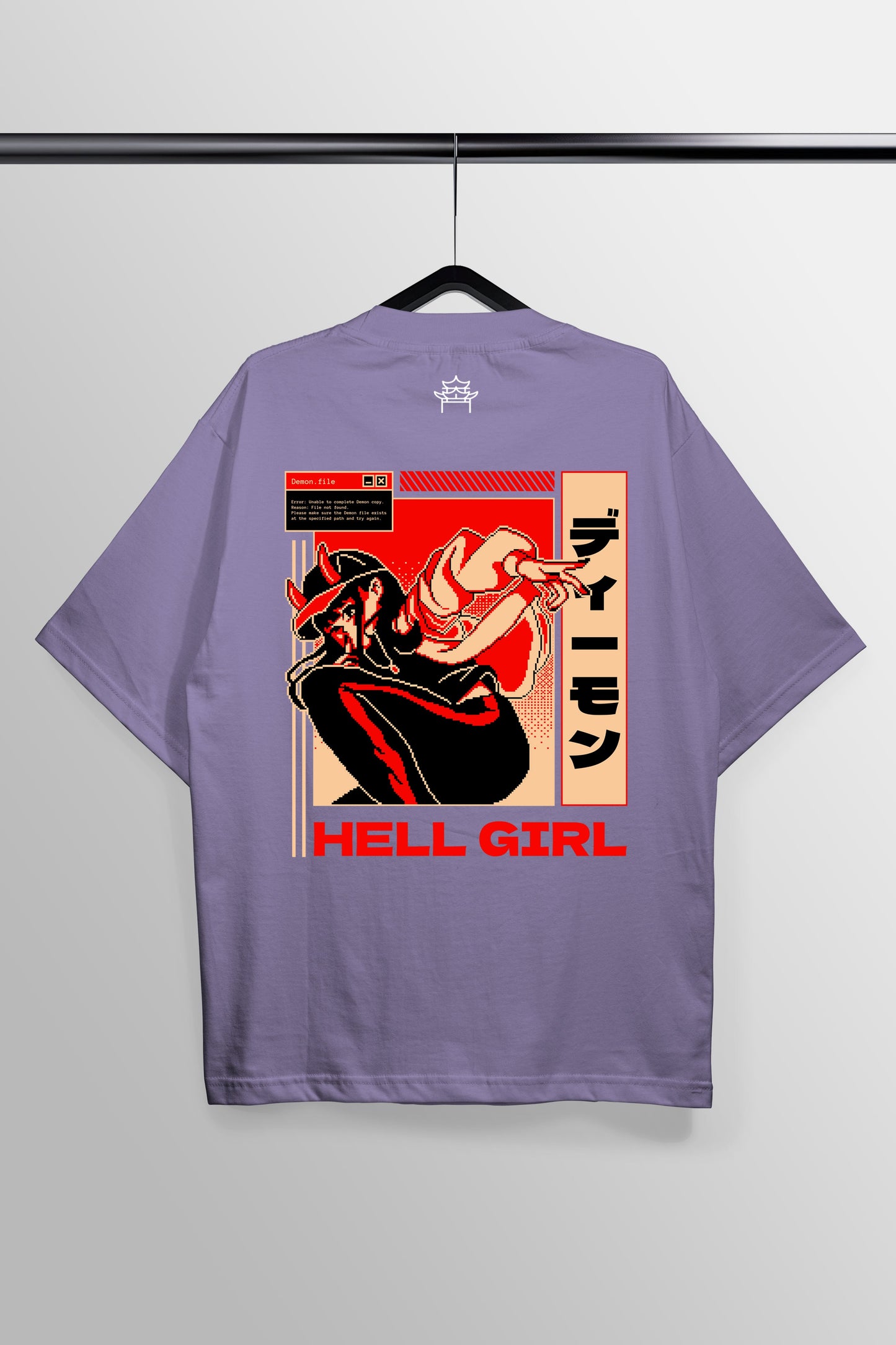 Hell Girl Lavender Oversized Tee