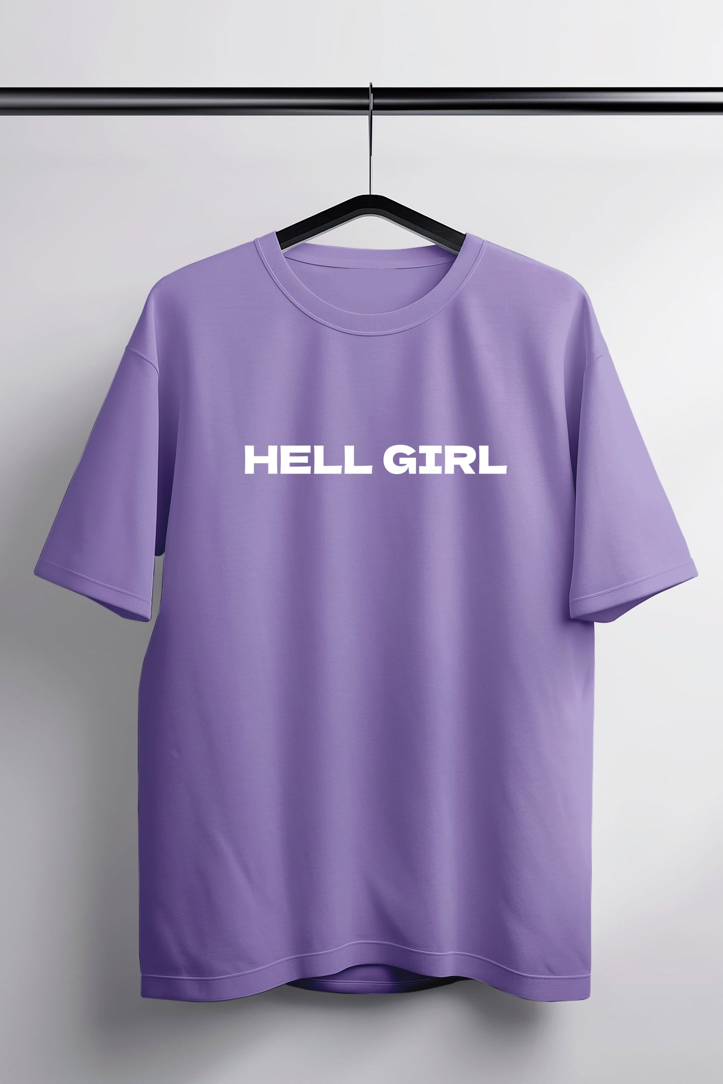 Hell Girl Lavender Oversized Tee