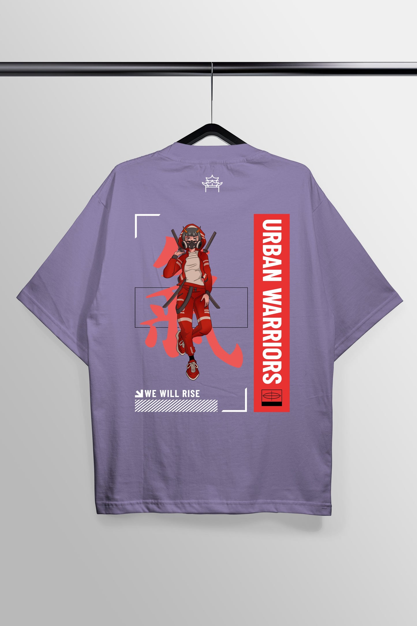 Urban Warriors Lavender Oversized Tee