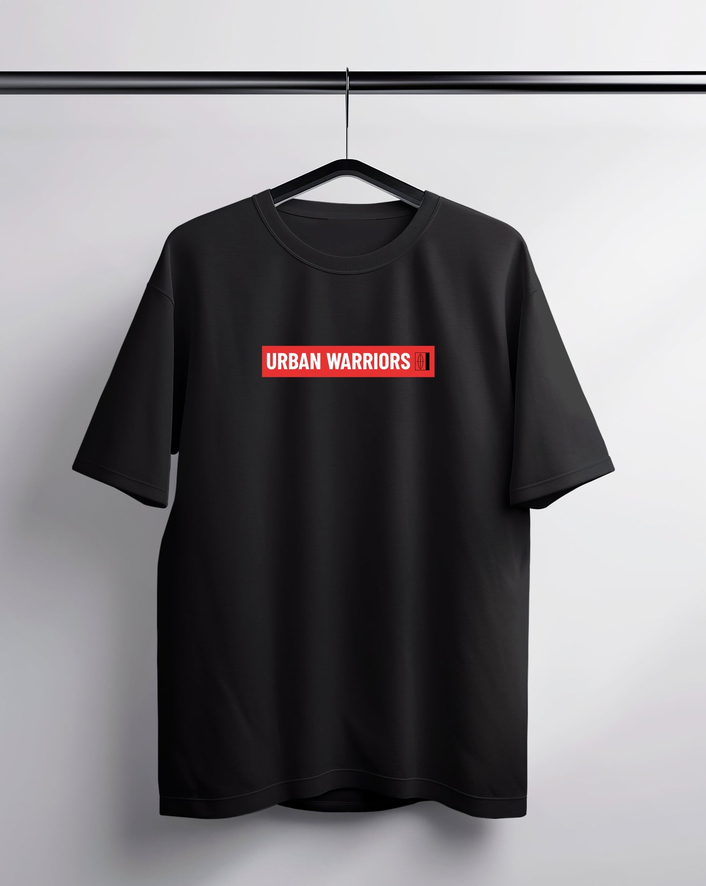 Urban Warriors Black Oversized Tee