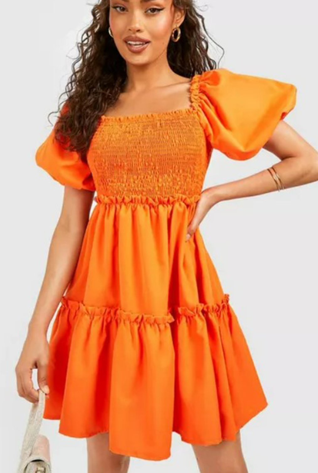 Undo Orange Dress