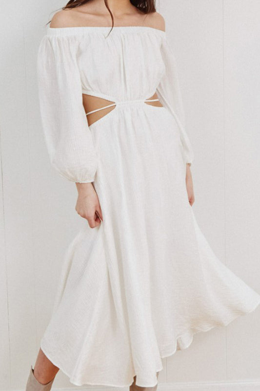 Embellish White Dress