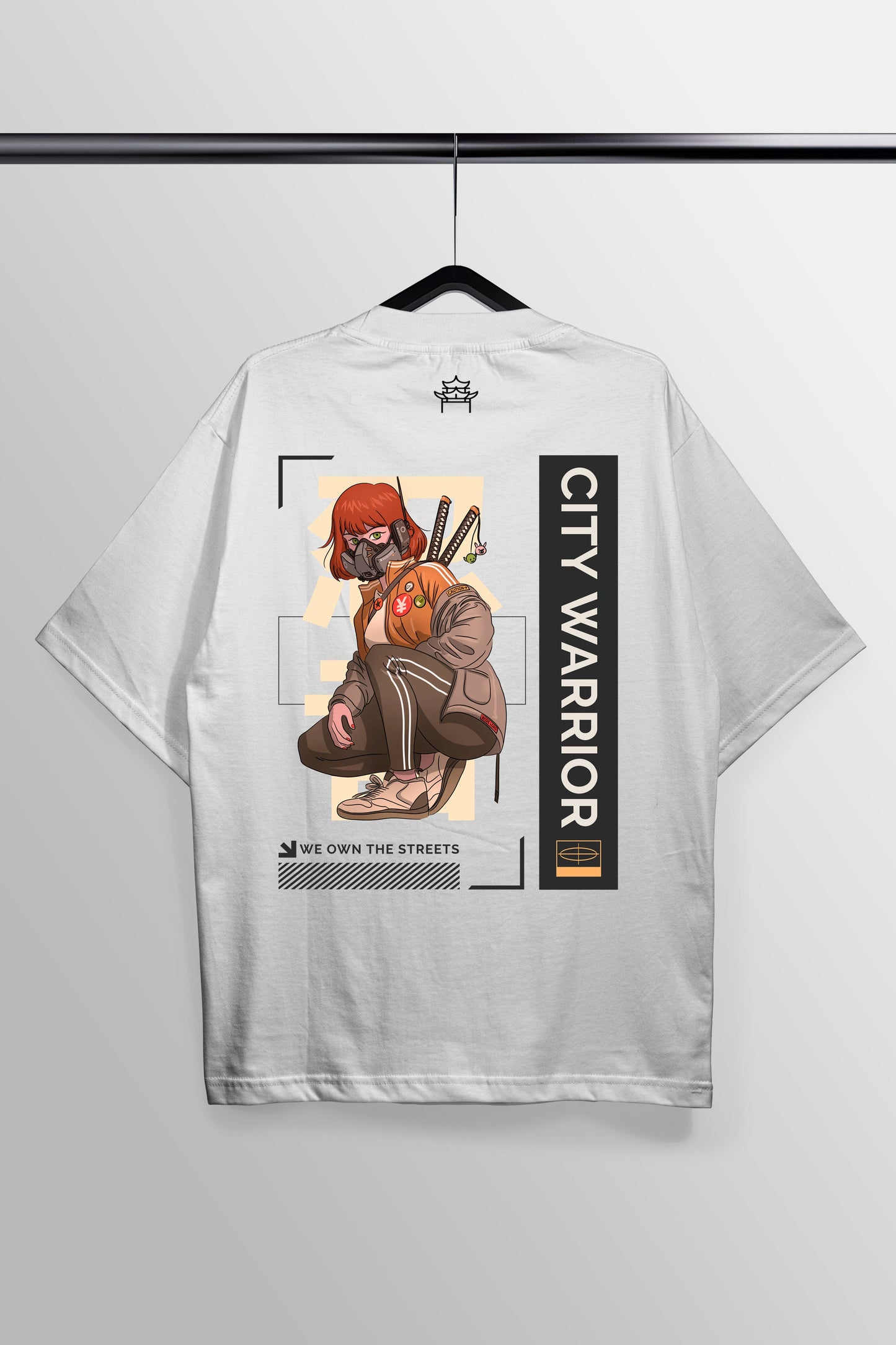 We Own The Streets White Oversized Tee